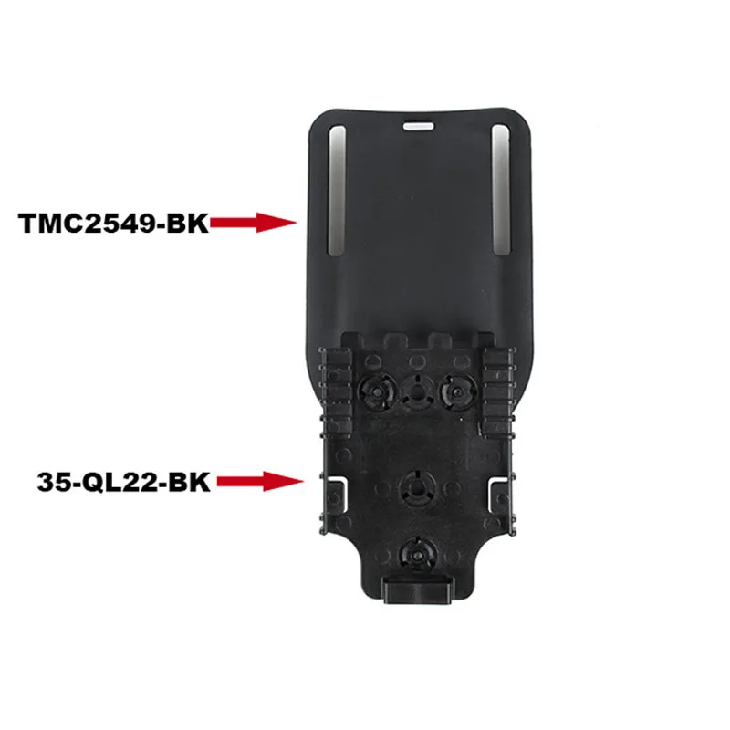 Черный тактический ремень для страйкбола 6X77 QLS нейлоновая кобура ремня комплект