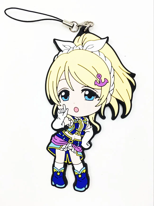 Брелок из аниме Love Live Нико Рин Umi маки Чика Рико Йоши куникида кэнан резиновый