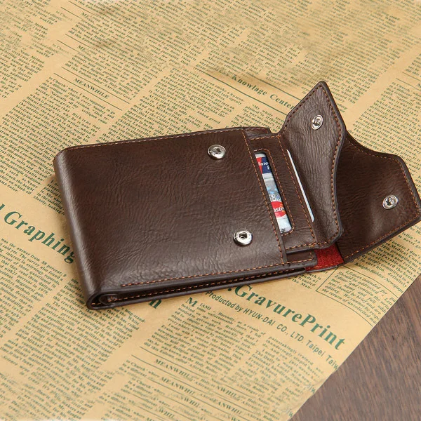 Высокое качество мягкий кожаный бумажник короткий дизайн мужские кошельки