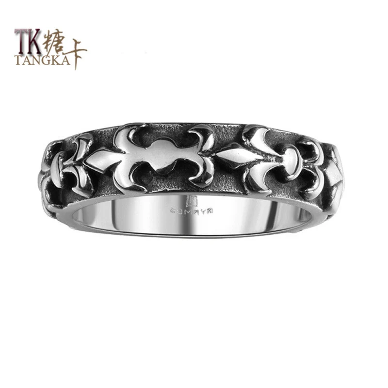 Тангка высокое качество резные моды для мужчин titanium сталь готический мужской рок