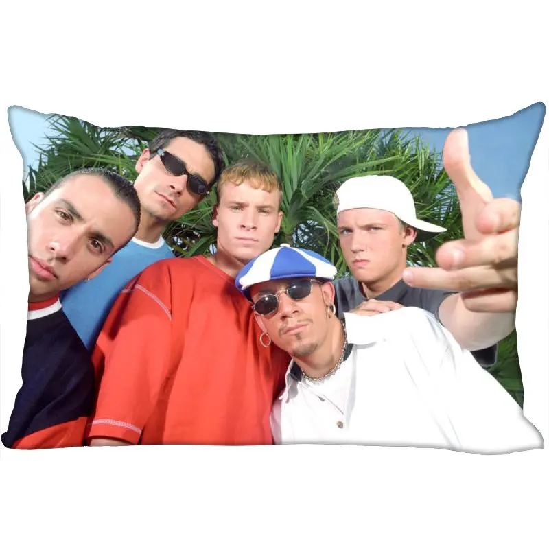 Pillowcase Backstreet, чехол для подушки для мальчиков, прямоугольная Подушка на молнии, бросок, чехол для подушки, 45x35 см(одна сторона), наволочка с декоративным принтом - Цвет: Pillowcase