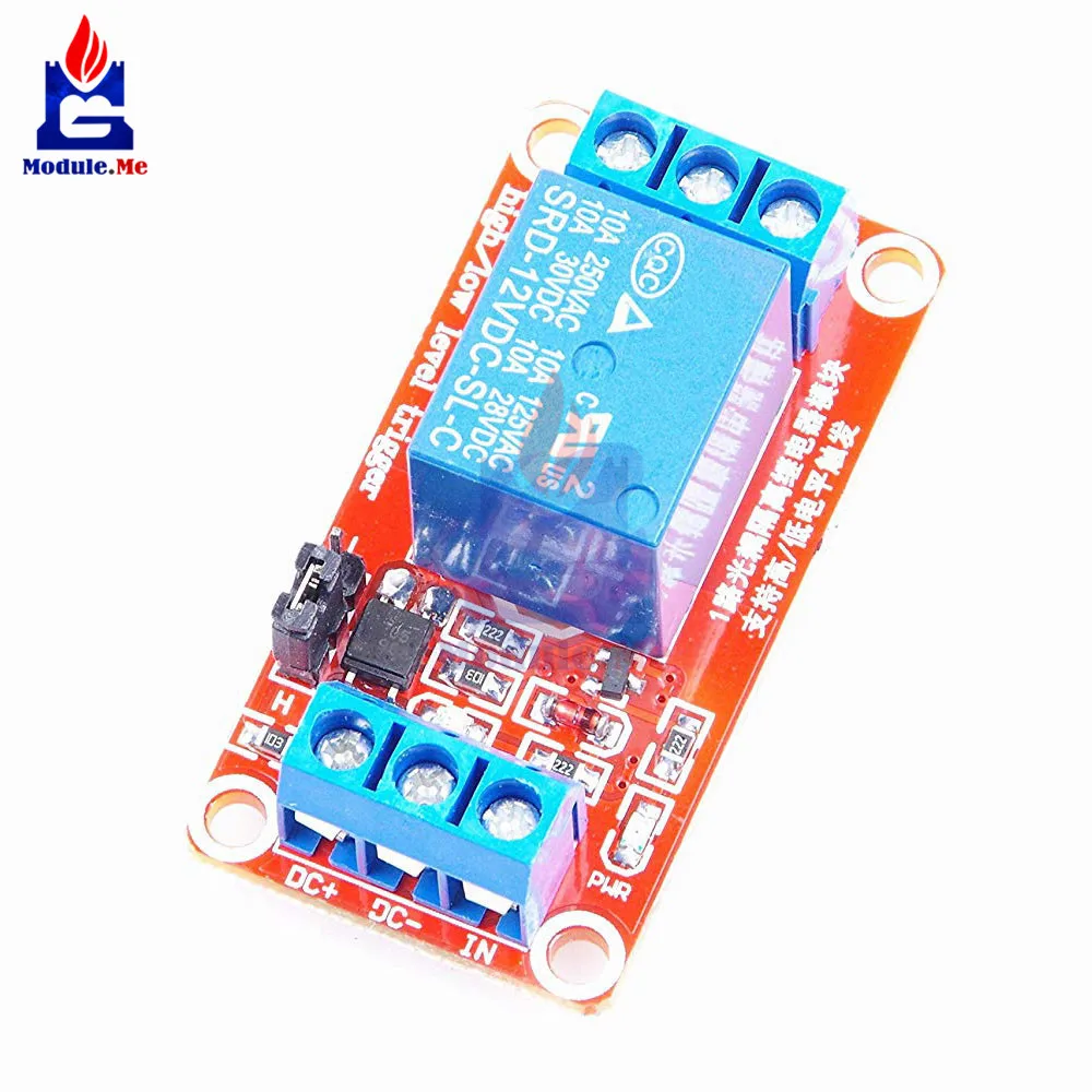 Один 1 канальный модуль релейного блока питания 12 В для Arduino|relay module|power moduleshield for