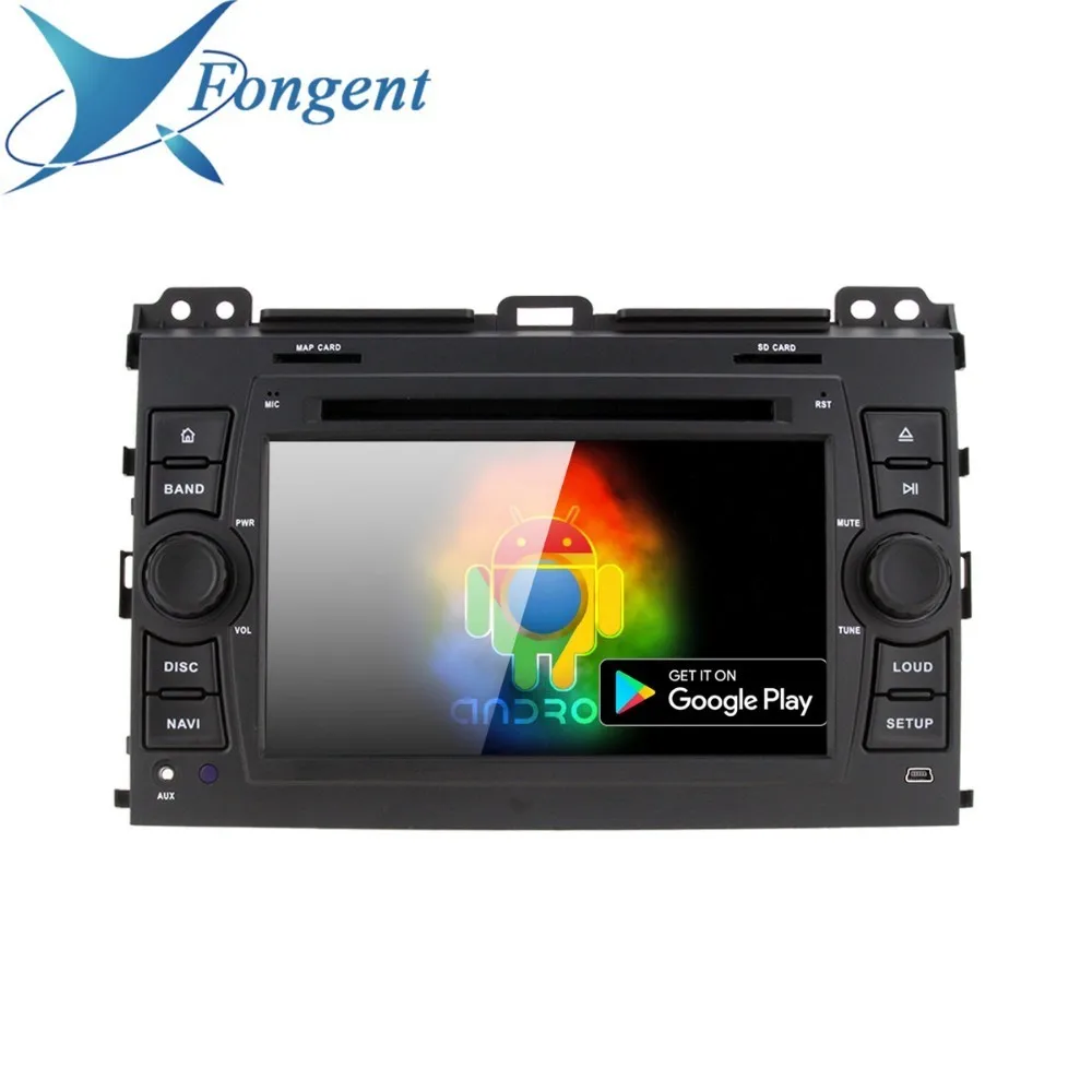 Для Toyota Prado Land Cruiser 120 2003 2010 Android 9 0 Восьмиядерный 4 Гб 64 ГБ Автомобильный DVD
