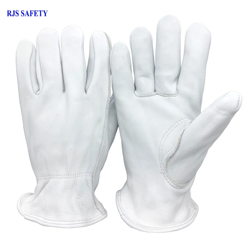 RJS Safety Work Gloves Sheepskin Leather Working Welding Protective Garden Sports MOTO Wear-resisting 4023 | Безопасность и защита
