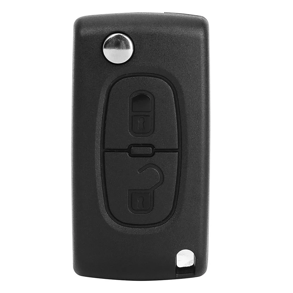 2 кнопки ключи для Peugeot 307 408 308 3008 Citroen C6 Радиоуправляемый цветок с ключа автомобиля