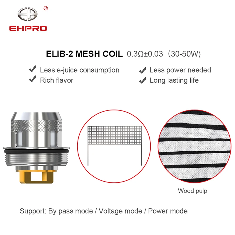 Новое поступление Ehpro M 101 Sub Ohm Танк для armor prime mod 2 мл/3 мл емкость vape 0.3ohm сетчатая