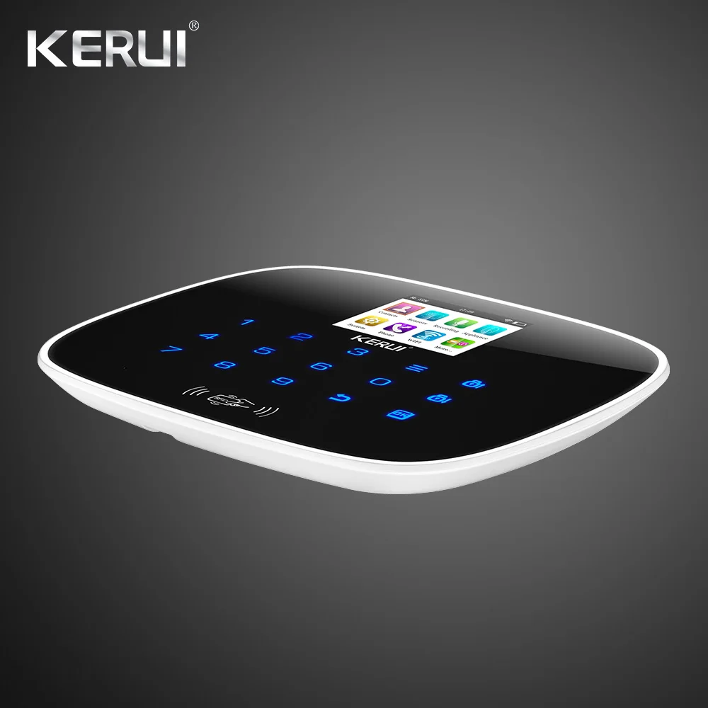 Kerui W193 3g 4 г WiFi PSTN GSM SMS Главная Охранная ЖК дисплей приложение управление