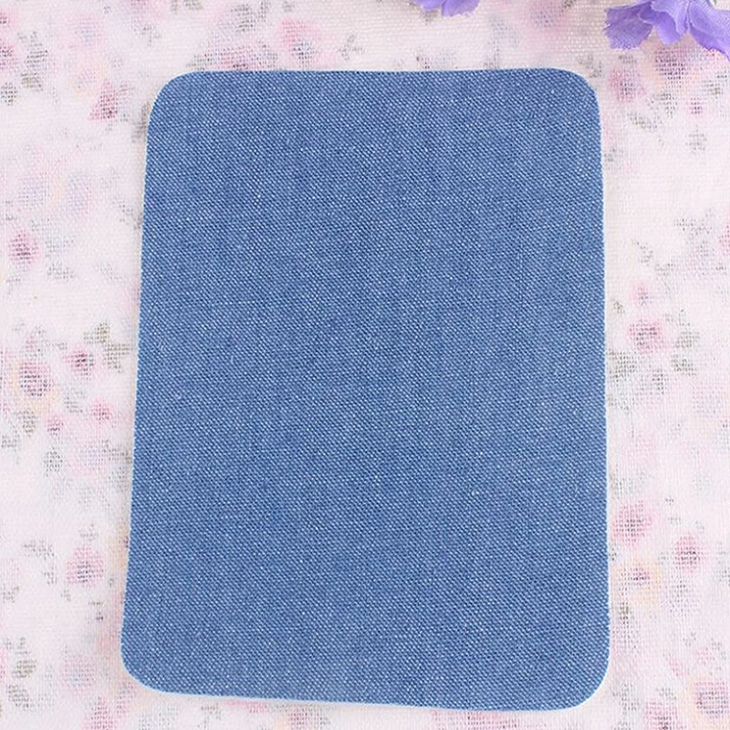 1 пара креативная джинсовая аппликация для шитья светло голубая/темно