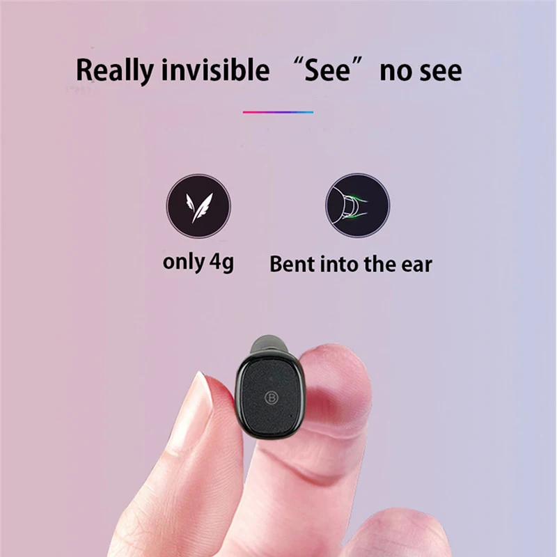 D06 Mini Bluetooth наушники Шум шумоподавления Беспроводной Бас гарнитура 4 2 Игровые
