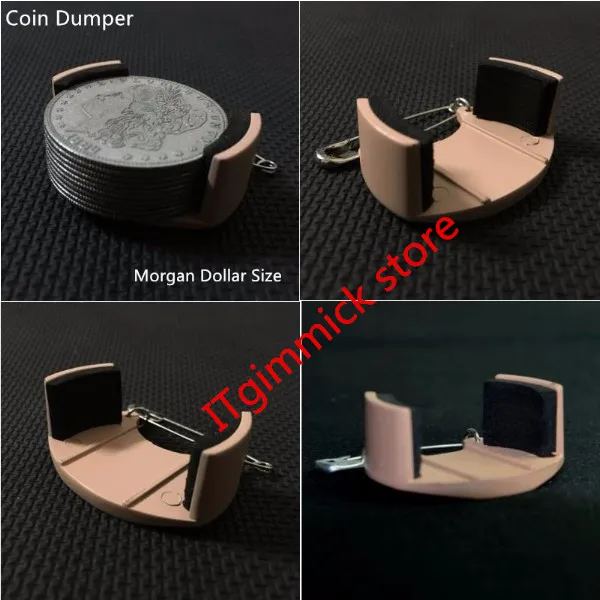 ITgimmick Монетный самосвал (размер Morgan Dollar)-монета не включает волшебные трюки