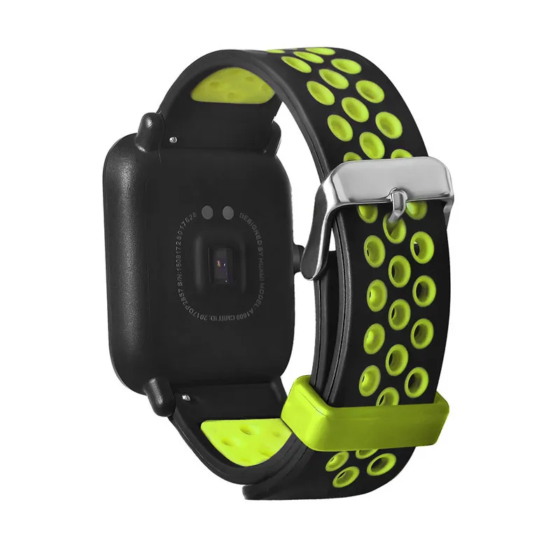 3в1 Для Xiaomi Huami Amazfit Bip маленькие умные часы ремешок металлический силиконовый ремешок+ Amazfit звуковой сигнал защита экрана
