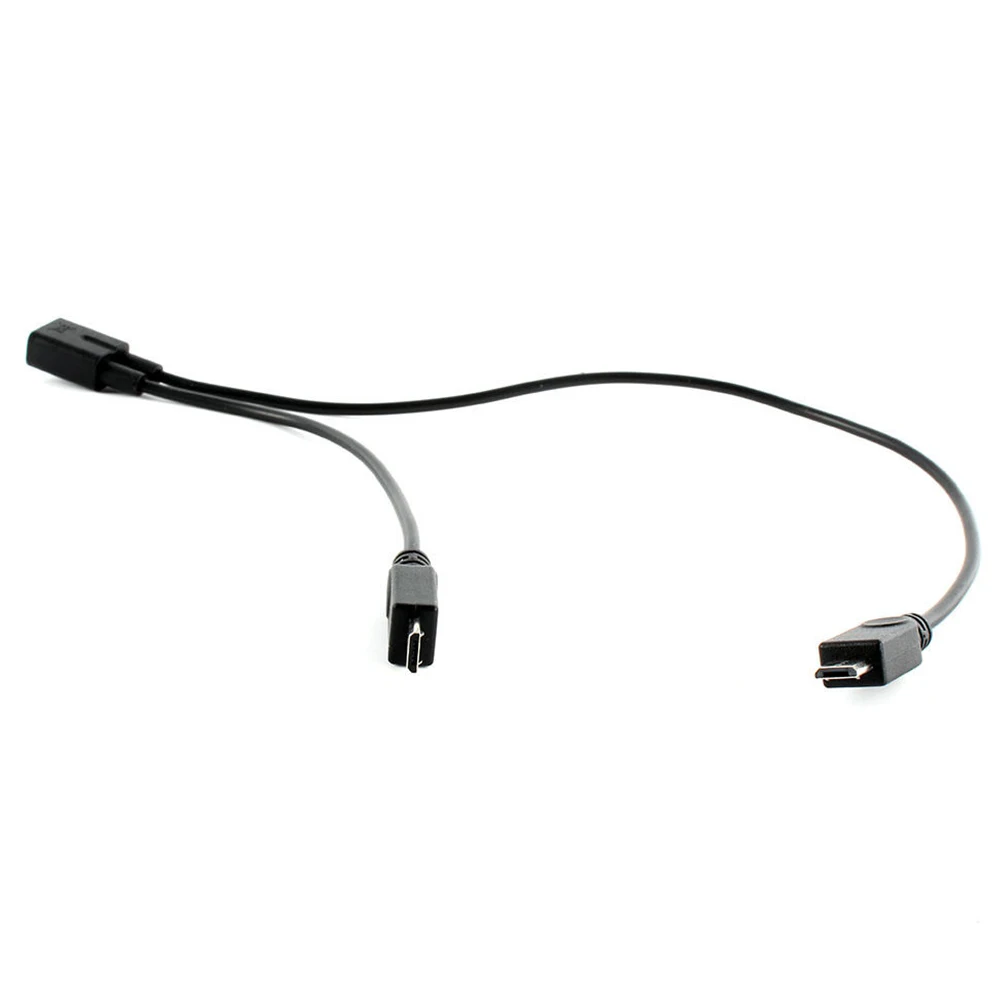 Black USB 2,0 мужчина к 2 двойной USB Женский Y сплиттер концентратор силовой кабель конвертер Горячий U82 - Цвет: Black