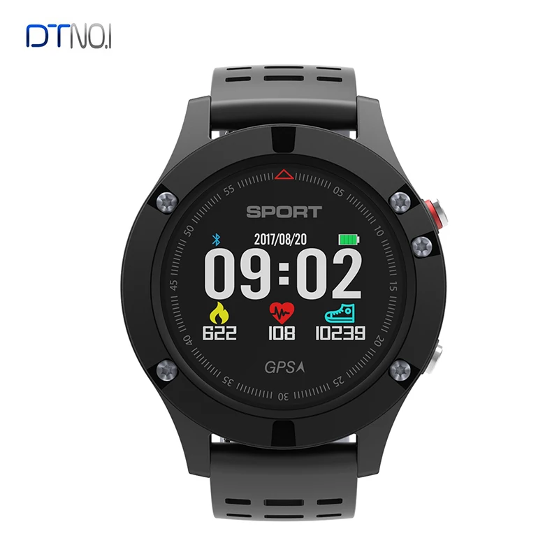 Оригинальный DTNO. I NO.1 F5 Smartwatch IP67 Водонепроницаемый часы gps монитор сердечного