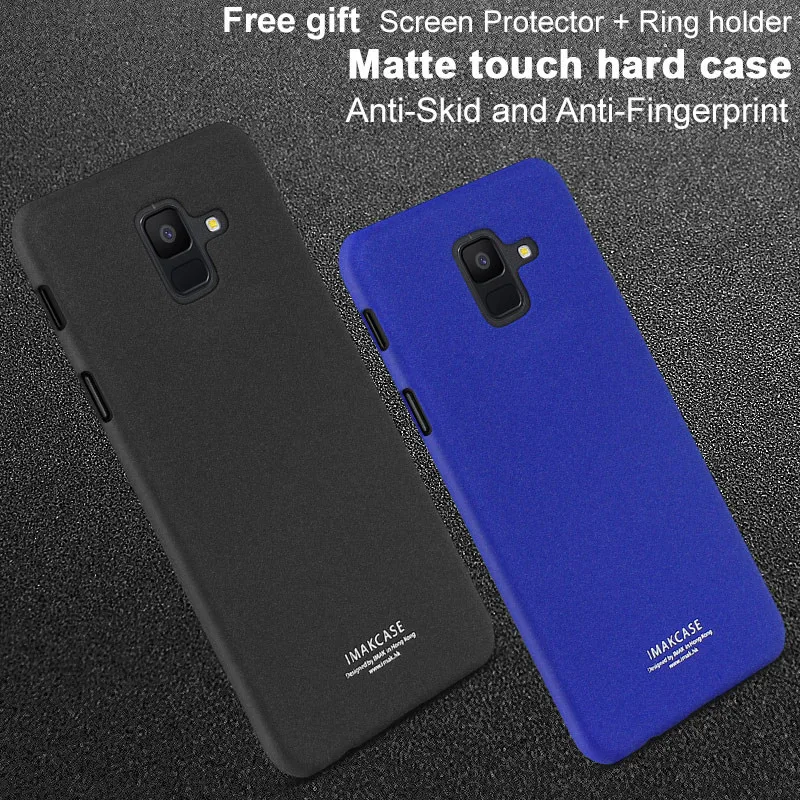 100% Оригинальный чехол IMAK Quicksand для Samsung A6 (2018) стильный матовый защитный телефона |
