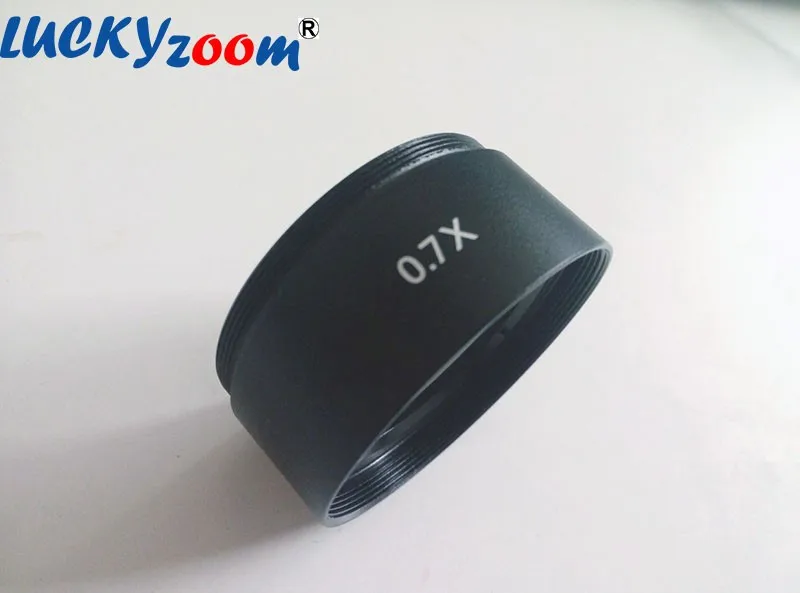 Lucky зум бренда SZM 0.7X объектива для стерео Увеличить микроскоп, цель WD120mm микроскоп Аксессуары;