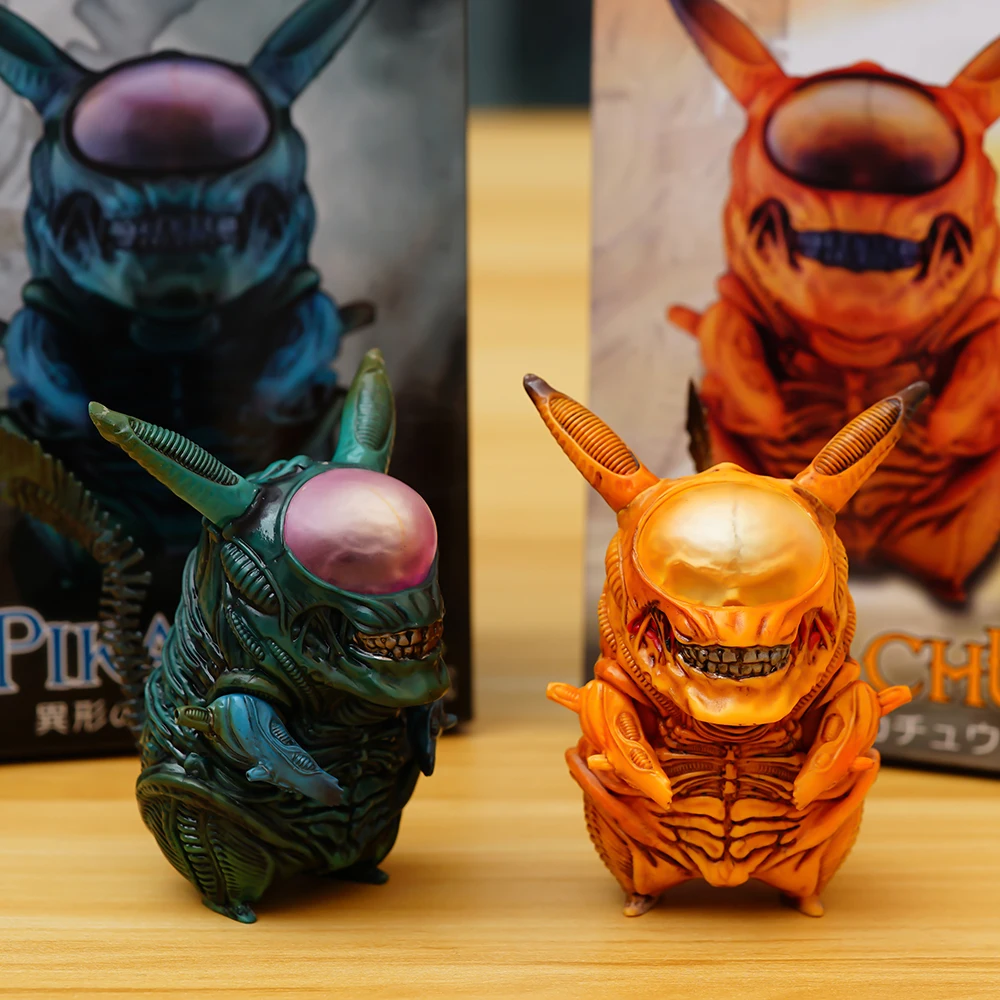 Takara Tomy Покемон Аниме Пикачу фигурку ПВХ Косплей Инопланетные игрушки для