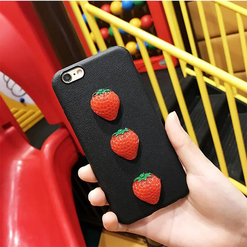 Прекрасный ананас клубника Дело Симпатичные Фрукты чехол для телефона