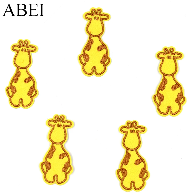 10 шт./лот вышитые Мультяшные милые наклейки из ткани с молочной коровой