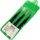 LAOA 3 в 1 Нержавеющаясталь пинцет и изогнутые Форма Ремонт Инструменты щипцы точность паяльный Пинцет Набор