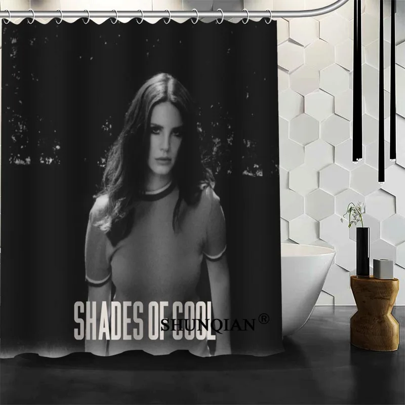 Занавеска для душа Лана Дель Рей на заказ 12 крючков ванной комнаты