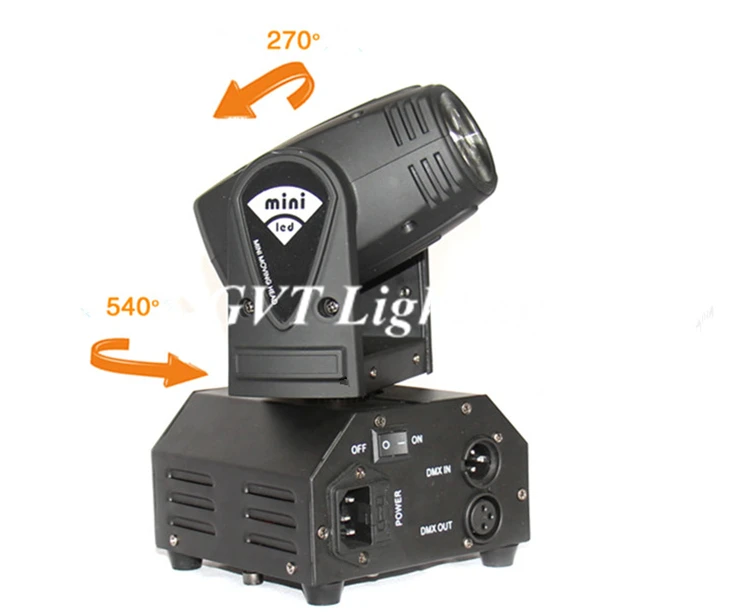 Китайский мини 10 Вт RGBW 4в1 светодиодный движущаяся голова шоу Диско DJ Лазерный