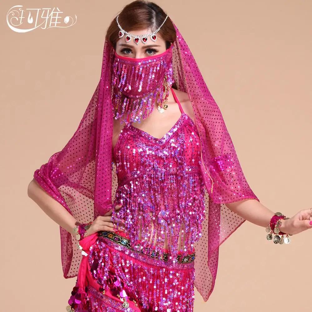 Набор костюма для танца живота женщин выступлений в Болливуде соревнований