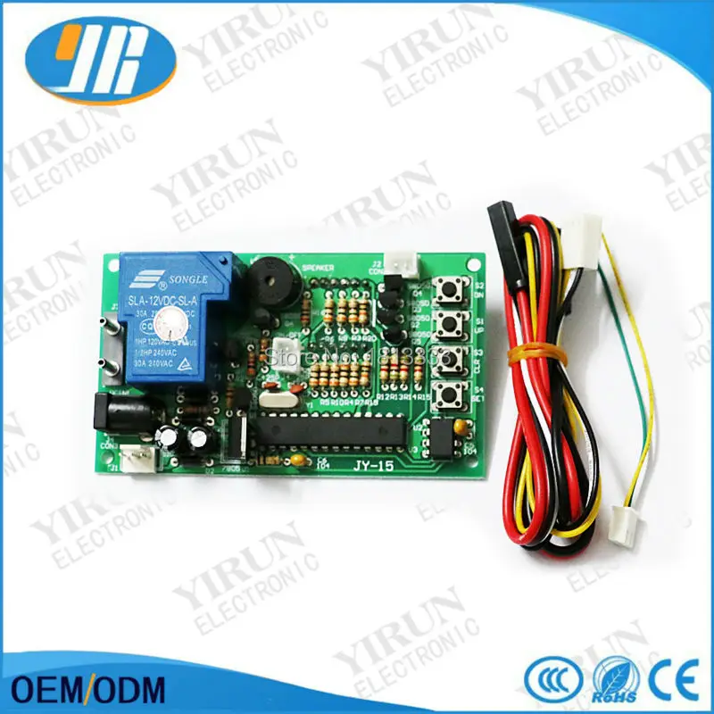 4 цифры светодиодный экран время управления таймер доска для монетоприемник