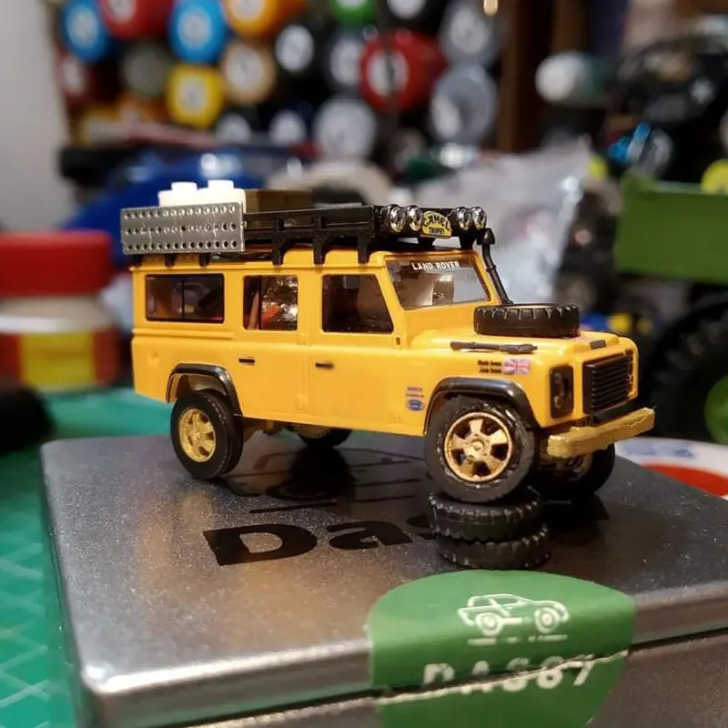 Dasmikro Das87 HO Масштаб 1/87 4x4 Шасси DIY стандартная версия комплект с 3D печатью D110 корпус и мотор