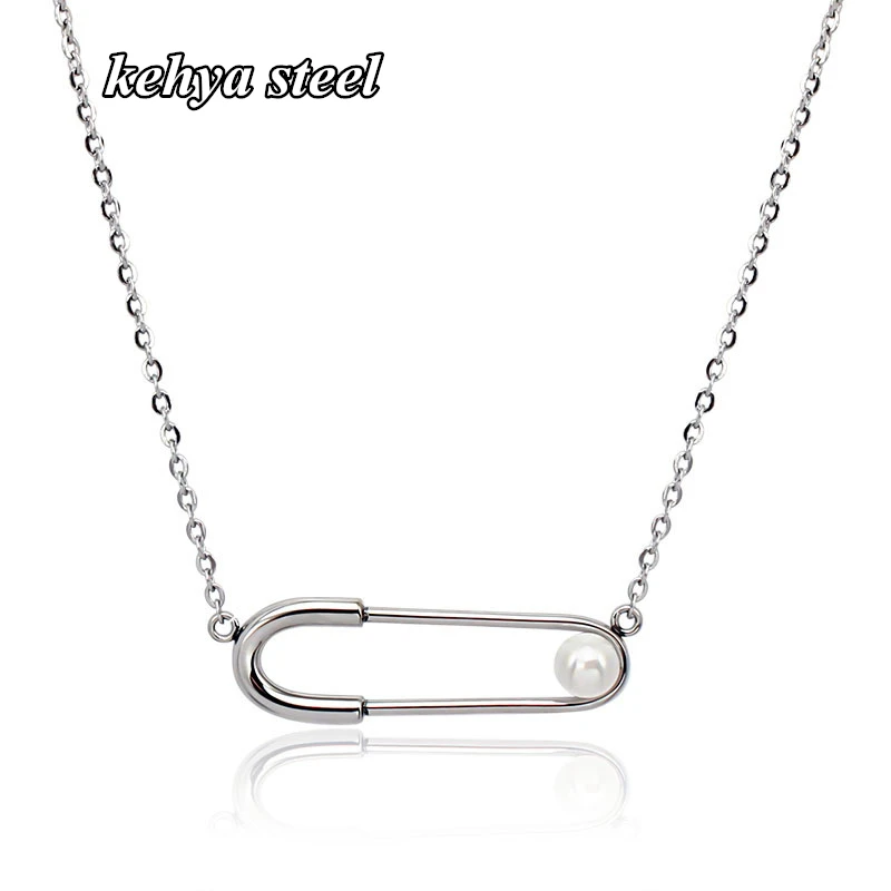 Колье чокер с цепочкой в стиле хип хоп жемчужное ювелирное изделие из