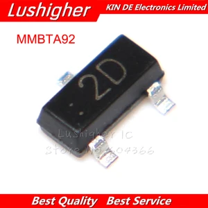100pcs MMBTA92 SOT23 MMBTA92LT1G SMD SOT marking:2D A92 SOT-23