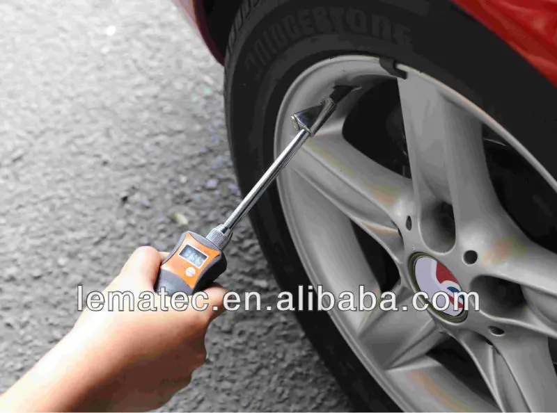 LEMATEC Pro цифровой ЖК датчик давления в шинах для автомобилей и
