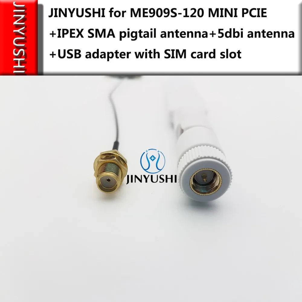 Мини PCIE + IPEX SMA Пигтейл/провод для антенны 5dbi антенна USB адаптер со слотом SIM карты 4G