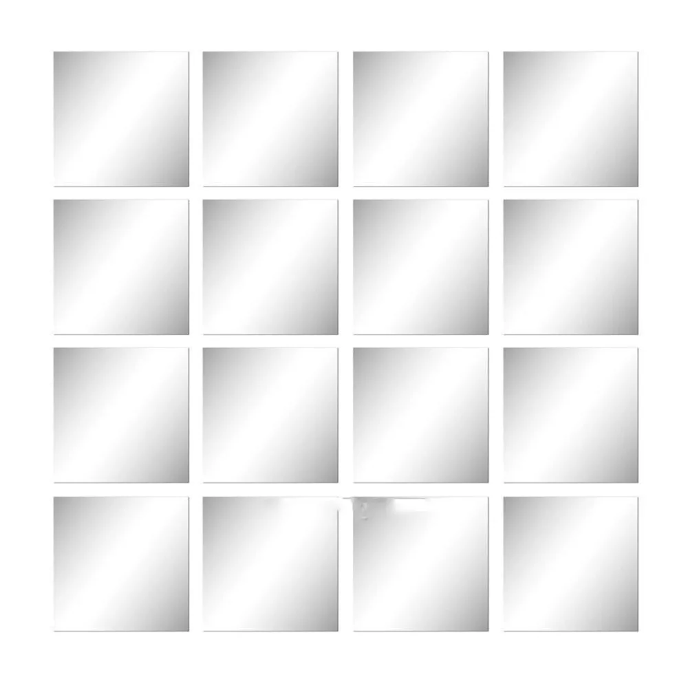 16 шт./компл. 3D 15x15 см DIY квадратная плитка наклейки на стену зеркало Stciker плакат