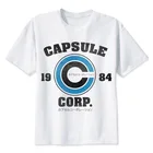 Футболки Capsule Corp с принтом Повседневная Мужская футболка, с круглым вырезом, модные мужские топы, Мужская футболка с коротким рукавом MR2032