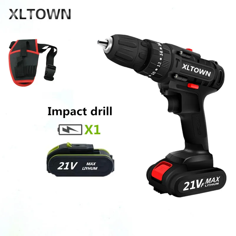 XLTOWN 21 в Ударная дрель многофункциональная электрическая отвертка
