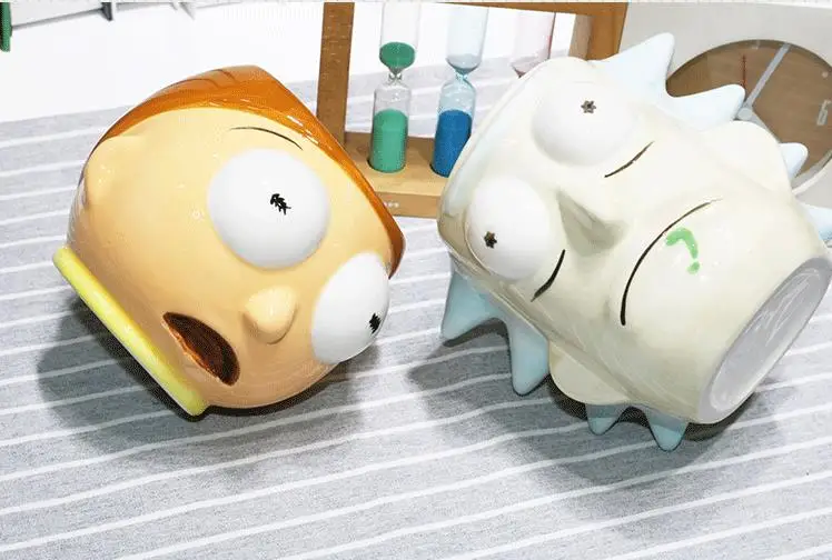3D кофейные кружки Рик и Морти, стаканчики и кружки для пожилых людей и детей, Мультяшные кружки, посуда для напитков