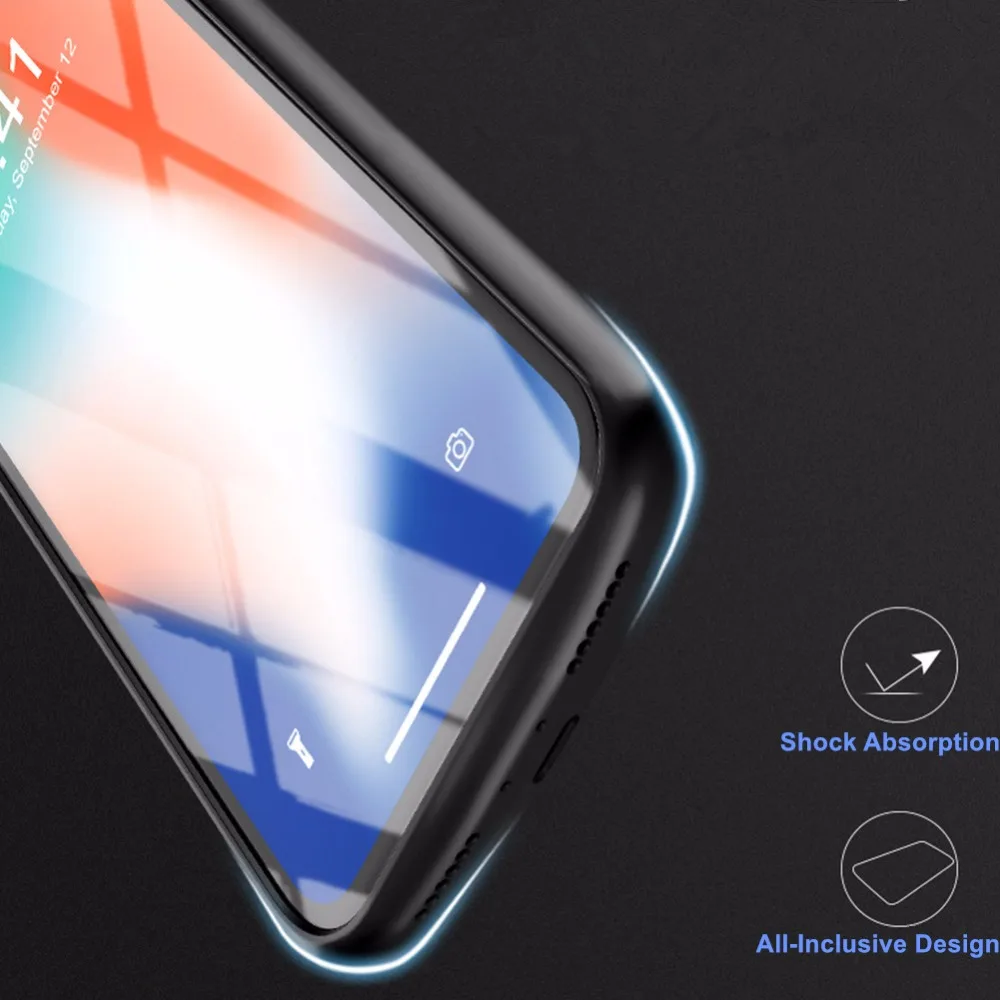 6000 мАч чехол для зарядки батареи Iphone X XS Внешний внешний аккумулятор MAX | Мобильные