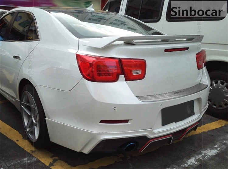 Задний спойлер из АБС пластика для Chevrolet Malibu 2012 2013 2014 2015 2016|Спойлеры и крылья| |