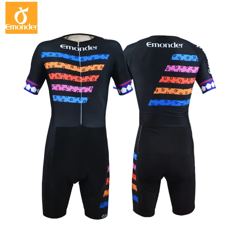 Мужской спортивный костюм для триатлона бега и плавания|cycling skin suit|skin suitmen cycling suit |
