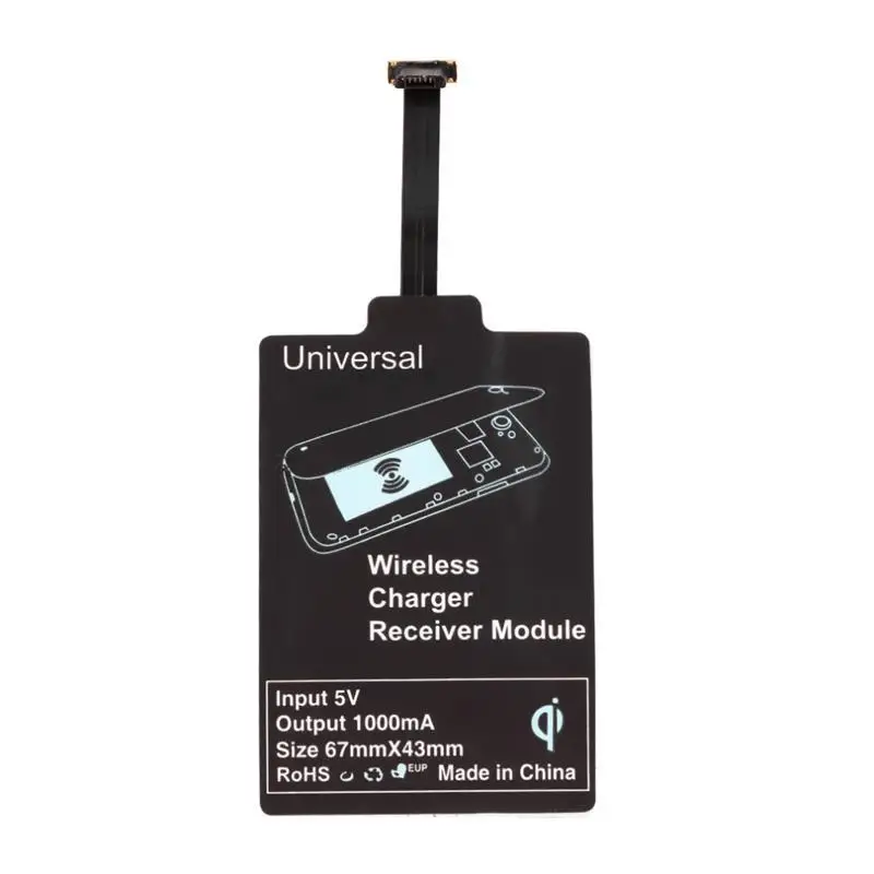 Universal Qi Wireless Charger Receiver Inductive Coil Receptor Module For Micro USB Android CellPhone | Мобильные телефоны и