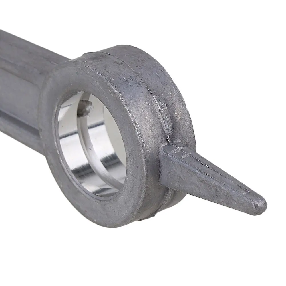 Серебряный тон 20 мм 12 диаметр отверстия алюминиевый сплав конический наконечник