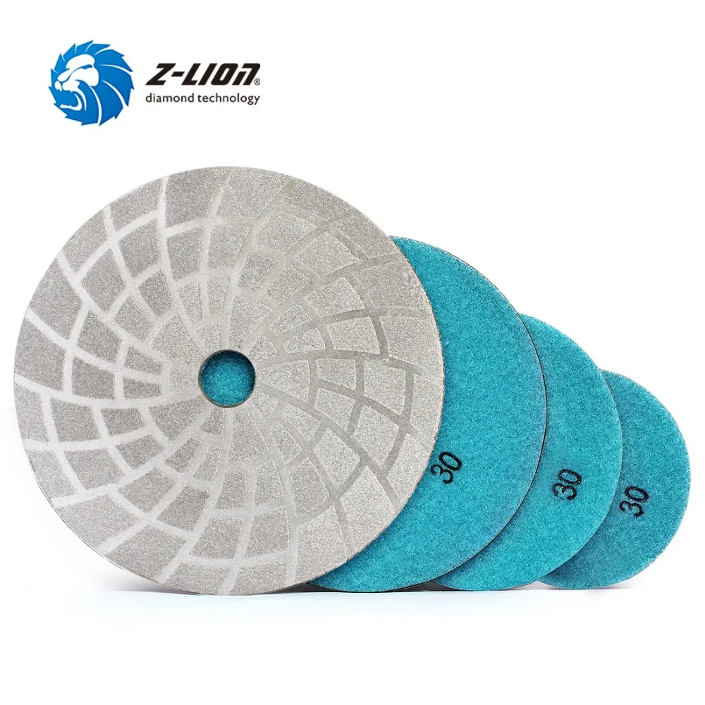 Z LION 6 &quot3 шт./компл. алмазные шлифовальные диски с вакуумной пайкой гранитные
