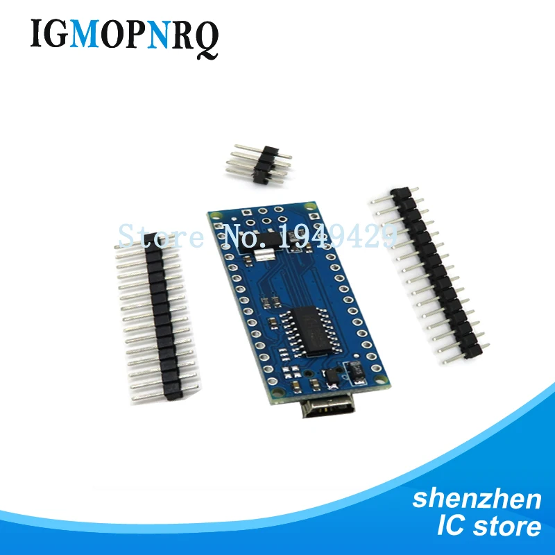Контроллер Nano 3 0 V3.0 ATMEGA328P ATMEGA328 CH340 + USB-кабель 1 шт. | Электронные компоненты и