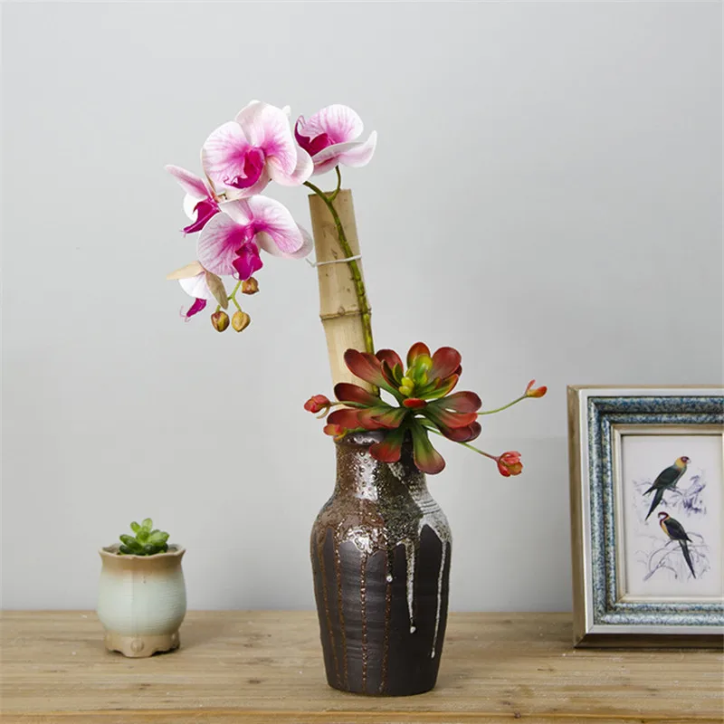 искусственные цветы Настоящее сенсорный бабочки орхидеи для домашнего отеля Чай