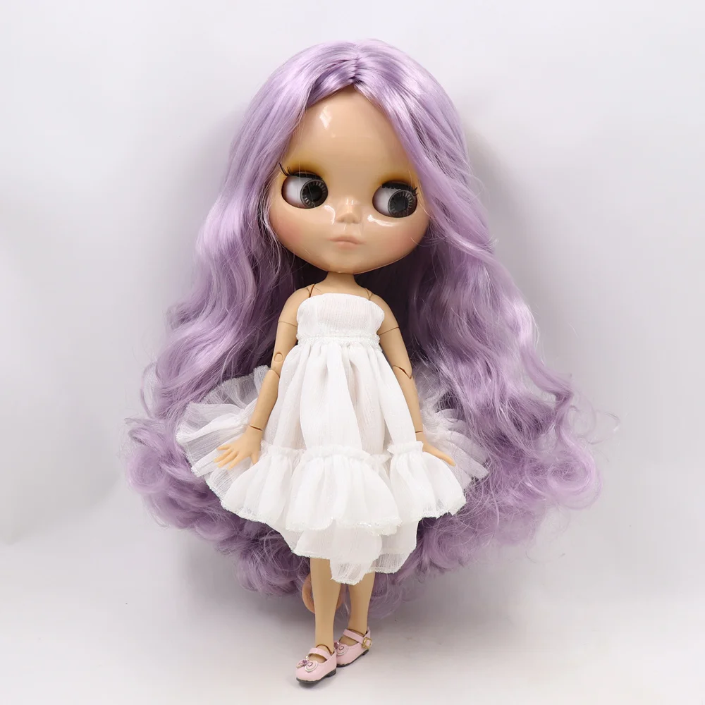 Шарнирная кукла Blyth для женщин ICY DBS натуральные кудри с боковой бахромой | Игрушки