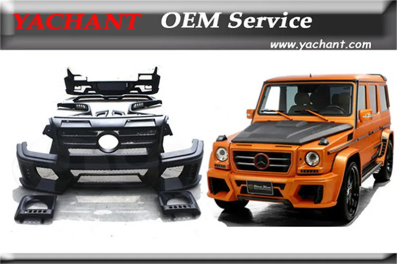 FRP Стекловолоконный комплект для корпуса подходит Benz G Class W463 Waald Sports Line Black Bison Edtion
