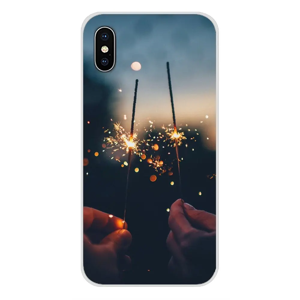 Счастливый новый год фейерверк рука для Huawei G7 G8 P7 P8 P9 P10 P20 P30 Lite Mini Pro P Smart Plus 2017 2018 2019