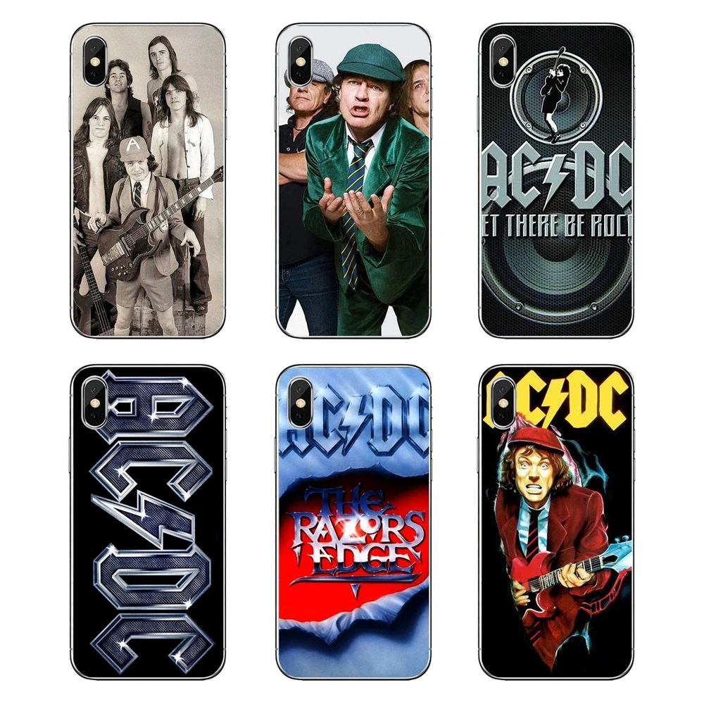 Прозрачные мягкие чехлы для Nokia 2 3 5 6 8 9 230 3310 1 7 Plus музыкальная группа ACDC AC DC Malcolm Angus