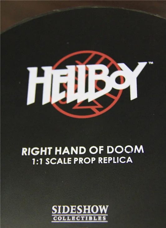 1:1 Масштаб жизни Размер Prop Hellboy правая рука Doom Реплика Новинка|hand scale|hand prop |
