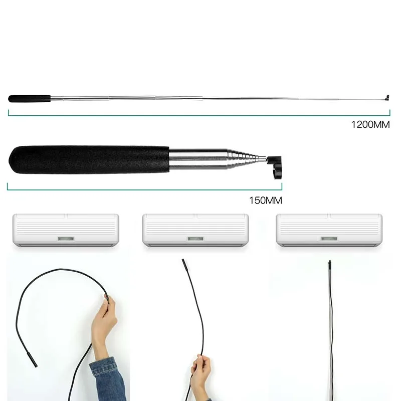 Новая ручка Бесплатный стрейч wifi HD светодиодный светильник водонепроницаемый